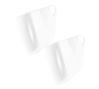 Anneome Motorcycle Helmet Lens Visor Transparent Full Face Windshield Replacement for Comprehensive Face Protection Durable Design Adaptable for Various Weather Conditions