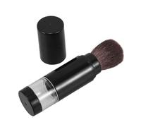 Anneome Multifunctional Angled Powder Brush with Powder Dispensing Cover Gentle Synthetic Bristles for Even Blush and Loose Application Portable Travel Cosmetic Brush for Smooth Makeup