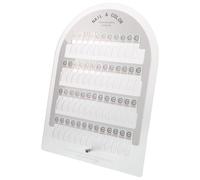 Anneome Nail Chart Removable Acrylic Magnetic Palette for Nail Art Display Board for Polish Sample and Showing