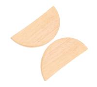 Anneome Nordic Style Wooden Cabinet Handle Unfinished Furniture Knobs Pulls for Wardrobe Drawer Cupboard Door with Comfortable Grip and Creative Elegant Design