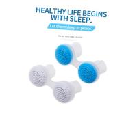 Anneome Nose Breath Apparatus 2-Piece Set Nasal Device with Adjustable Clips for Sleep Relief Suitable for Adults and Boys and Girls White
