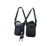 Anneome Nylon Armpit Bag for Men Women Upgraded Multi Purpose Concealed Shoulder Pack Hidden Underarm Wallet for Keys and Essentials Black