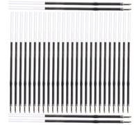 Anneome Office Pen Refills 100pcs for Office and Study, Ballpoint Pen Refills Black, Smooth Writing Replacements for Students and Office Staff