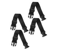 Anneome Outdoor Adjustable Luggage Straps with Nylon Buckle 4pcs 2.5cm x 100cm Travel Belt Set for Suitcases and Backpack Packing