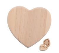 Anneome Portable Heart-Shaped Wooden Essential Oil Box for Aromatherapy Storage Solid Wood Sealing Case for Home and Travel Preserves Purity and Fragrance Gift for Loved Ones