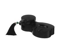 Anneome Portable Sealed Inkstone with Lid for Calligraphy Practice, Black Ink Dish Brush Rest Set for Student Beginners, Portable Chinese Ink Stone Calligraphy Painting Supplies