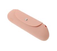 Anneome Portable Silicone Makeup Brush Organizer Bag Lightweight Travel Cosmetic Brush Storage Pouch for Women Dustproof Sturdy Holder and Small Items Easy Carry