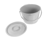 Anneome Portable Toilet Bucket with Lid Large Capacity Urine Commode for Indoor and Outdoor Use Stable Flat Base Portable Toilet Chair for Camping Emergency Elderly Care