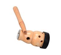 Anneome Portable Wooden Moxa Box with Anti-Scald Design for Home Moxibustion Therapy Solid Wood Acupoint Massage Tool Precision Craftsmanship for Comfortable Grip and Moxa Stick Burning