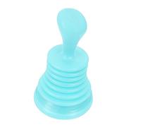 Anneome Powerful Blue Toilet Plunger Unblocker with Sucker Design for Kitchen Sink and Bathroom Drains Easy to Use Plastic Cleaner with Comfortable Grip Compact for Fast Sewer Clearing