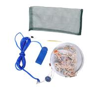 Anneome Professional Aluminum Ring Cast Net for Fishing Precision Throw Bait Catching Net with Reinforced Monofilament Design Easy Hand Cast for Shrimp Minnow in Freshwater and Saltwater