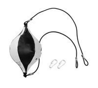 Anneome Professional Elastic Reaction Training Ball with Inflator Inflation Needle and Hooks for Boxing Reflex and Agility Workout Durable Black and White Speed Ball for Home and Gym Use