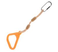 Anneome Professional Gymnastics Rings with Portable Short Strap Ergonomic Non Slip Handles High Strength Build for Indoor Outdoor Exercise and Playground Training