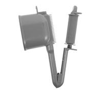 Anneome Professional Hair Dye Comb Applicator with Controlled Roller Teeth Semi Automatic Design for Precise Color Distribution Home and Salon Hair Styling Tool Light Grey