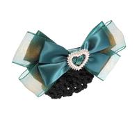 Anneome Professional Hairnet Bun Cover with Bowknot Hair Clip Lightweight Mesh Hairnet for Nurses Flight Attendants Hotel Staff and Ballet Dancers Easy to Wear Hair Accessory for Women