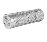 Anneome Professional Stainless Steel Tube Wear Resistant Grilling Tool for Outdoor Bbq Convenient Smoke Tube for Ribs Pork Sausages for Daily Use