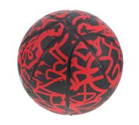 Anneome PU Basketball for Training Soft Leather Size 7 Sturdy Indoor/Outdoor Sports Ball for Boys and Girls Colorful Graffiti Design for Gym and Street Play