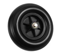 Anneome PU Solid Wheelchair Wheels Front Replacement Anti-Slip Tires with Bearings for Electric and Manual Wheelchairs Walker Accessories PVC Construction