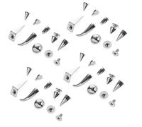 Anneome Punk DIY Studs Kit of Mixed Alloy Spike Studs for Shoes Clothing Decoration for Craft Projects Vintage Style Accessories Durable Fashionable