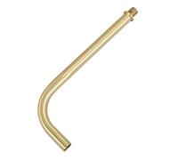 Anneome Pure Copper Brass Elbow Pipe with Internal Thread Extension Rod for Wall Lamps Bend Mounting Arm for HVAC Plumbing Lighting Installation