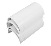Anneome PVC Pipe Repair Patch, 10pcs Leak Fix Clamp for Water Hose and Drain Pipes, 75mm Open Split Connector, PVC Material for Emergency Pipe Repairs