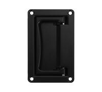 Anneome Recessed Toolbox Handle with Invisible, Medium Black Cabinet Door Pull for Electric Control Boxes and Furniture Drawers, Concealed Hardware for Home Improvement