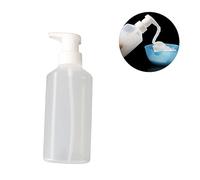 Anneome Refillable Dispenser Bottle with Plastic Column Pump Leak Empty Container for Shampoo Lotion Bodywash Durable Flexible Travel Friendly Foam Pump