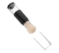 Anneome Refillable Powder Brush with Soft Synthetic Bristles Integrated Travel Foundation and Blush Makeup Brush for Loose and Pressed Powder Portable and Comfortable for Go Use