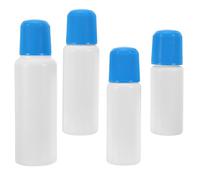 Anneome Refillable Sponge Applicator Bottles 4pcs for Skincare DIY Use Lightweight Leakproof Plastic Containers 30ml/50ml/65ml/100ml