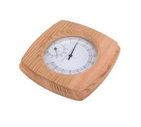 Anneome Reliable Wooden Sauna Thermometer Hygrometer Essential Temperature and Humidity for Sauna Bathroom and Steam Rooms Accurate Readings for Optimal Comfort