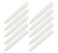 Anneome Replacement Nibs Oil Painting Pen Points 20pcs for Paint Markers White Fiber Fine Point Practical Portable Marking Pen Tips for Drawing and Art
