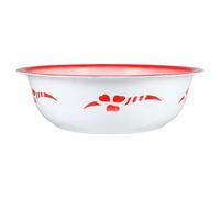 Anneome Retro Enamel Noodle Bowl, Enamelware Bowl for Face Washing, Large Capacity Deepen Basin, Easy to Clean, Classic Vintage Bowl