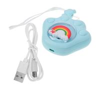 Anneome Reusable Cat Paw Hand Warmer USB Quick Heating, Portable Glowing Light Hand Warmer for Winter Outdoor Camping Hiking and Office Use, Blue