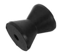 Anneome Rubber Boat Trailer Stop Roller with Precision Engineering and Shock Absorption Sturdy Black Roller for Pontoon Boats for Lakeside and Seaside Use