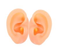 Anneome Silicone Ear Model Soft Body Piercing Practice Model Artificial Ear Mold for Jewelry Display and Education