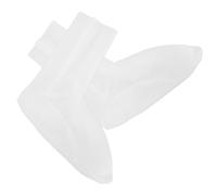 Anneome Silicone Gel Moisturizing Socks for Dry Cracked Feet, Foot Care Socks Shock Absorbing Honeycomb Sole, White Large Size for Men and Women