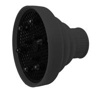 Anneome Silicone Hair Diffuser Cover for Hair Dryer Black Folding Diffuser Cap to Disperse Air Suitable for Home and Salon Use