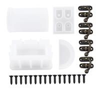 Anneome Silicone Molds Treasure Chest Shape DIY Mold Kit Mirror Surface Accessories Reusable for Crafts Hobbyists and Jewelry Making