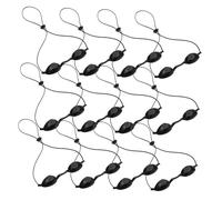 Anneome Silicone Protective Eye Goggles 12pcs Set, Reusable Sunbed Safety Glasses for Women, Black Eye Shade for Light Therapy and Tanning Bed Use in Beauty Treatments