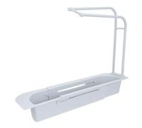 Anneome Sink Drainer Telescopic Organizer Simple Sink Drying Rack Adjustable Holder Over The Faucet Kitchen Shelf Expandable Stand Racks Dish Over The Faucet Shelf Stackable Extendable
