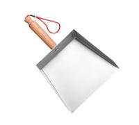 Anneome Small Stainless Steel Dustpan for Home and Workshop Mini Portable Short Handle Dust Pan for Lightweight and Space Saving Cleaning Tool for Tabletop and Narrow Spaces
