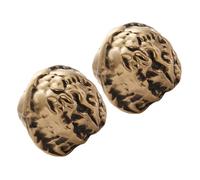 Anneome Solid Brass Walnut Hand Exercise Balls for Grip Strengthening Lightweight Portable Chinese Collectibles for Seniors and Office Workers Hand Therapy Massage Balls for Stress Relief