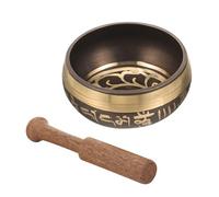 Anneome Sound Bowl Meditation Tibetan Singing Bowl for Mindfulness Decorative Spiritual Accessory
