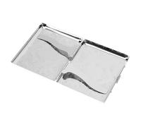 Anneome Stainless Steel Cigarette Box Protector Clip, 20pcs Metal Smoking Case Automatic Flip Lid, Portable Storage Case for Cigarettes in Silver