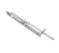 Anneome Stainless Steel Concealed Flush Bolt with Toothed Locking for Double Doors Secure Top and Bottom Latch Easy Installation Flush Mortise Bolt for French and Security Doors