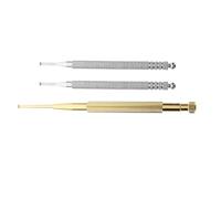 Anneome Stainless Steel Ear Probe Pen with Copper Spring Manual Acupuncture Tools for Facial Massage and Meridian Therapy Portable Kit for Home and Travel Use
