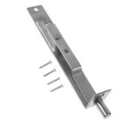 Anneome Stainless Steel Flush Bolt Door Lock Rustproof Sliding Bolt Latch for Internal Bathroom Doors French Double Gates Security with Screw Installation