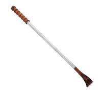 Anneome Telescoping Sandalwood Back Scratcher with Rosewood Handle, Portable Wooden Body Itch Relief Tool for Men and Women, Lightweight Handheld Massager for Home and Travel