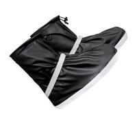 Anneome Thickened Waterproof Rainproof Shoe Covers Size S Black, Wear-Resistant Non-Slip Overshoes Protector for Adults, Rain Shoe Covers Suitable for Outdoor Use