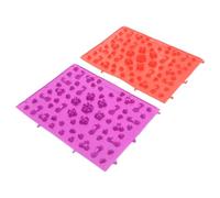 Anneome Toe Pressure Board Foot Sole Massager Pad for Acupoint Stimulation Thickened Large Foot Care Mat for Fatigue Relief and Meridian Activation Safe Material Red and Purple